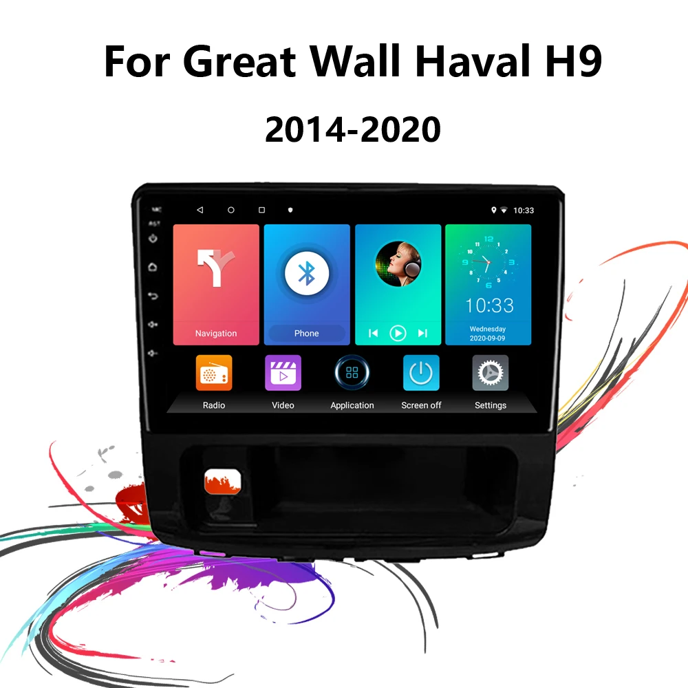 4G Carplay For Great Wall Haval H9 2014-2020 Android autoradio 2 Din 10.1 Inch Car Stereo WIFI GPS Navigation Multimedia Player
4G Carplay For Great Wall Haval H9 2014-2020 Android autoradio 2 Din 10.1 Inch Car Stereo WIFI GPS Navigation Multimedia Player