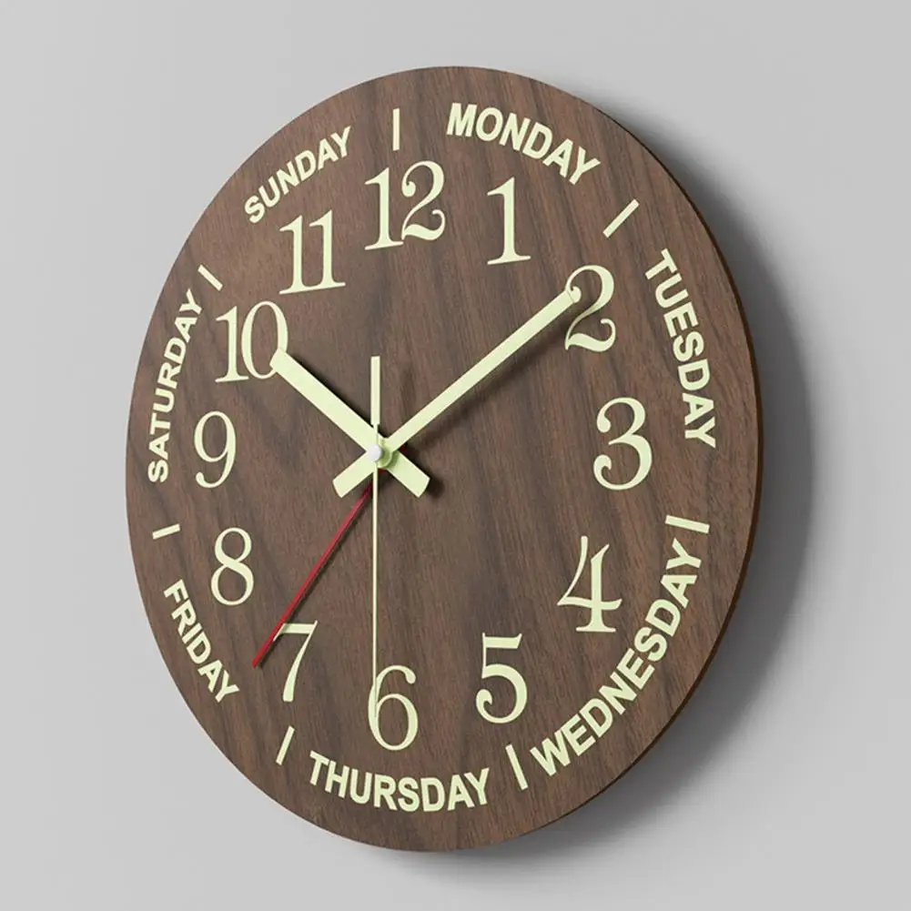 Creative Quartz Clock Precise Energy-saving 12 Inch Wood Night Light Wall Clock Wall Clock Home Clock
Creative Quartz Clock Precise Energy-saving 12 Inch Wood Night Light Wall Clock Wall Clock Home Clock