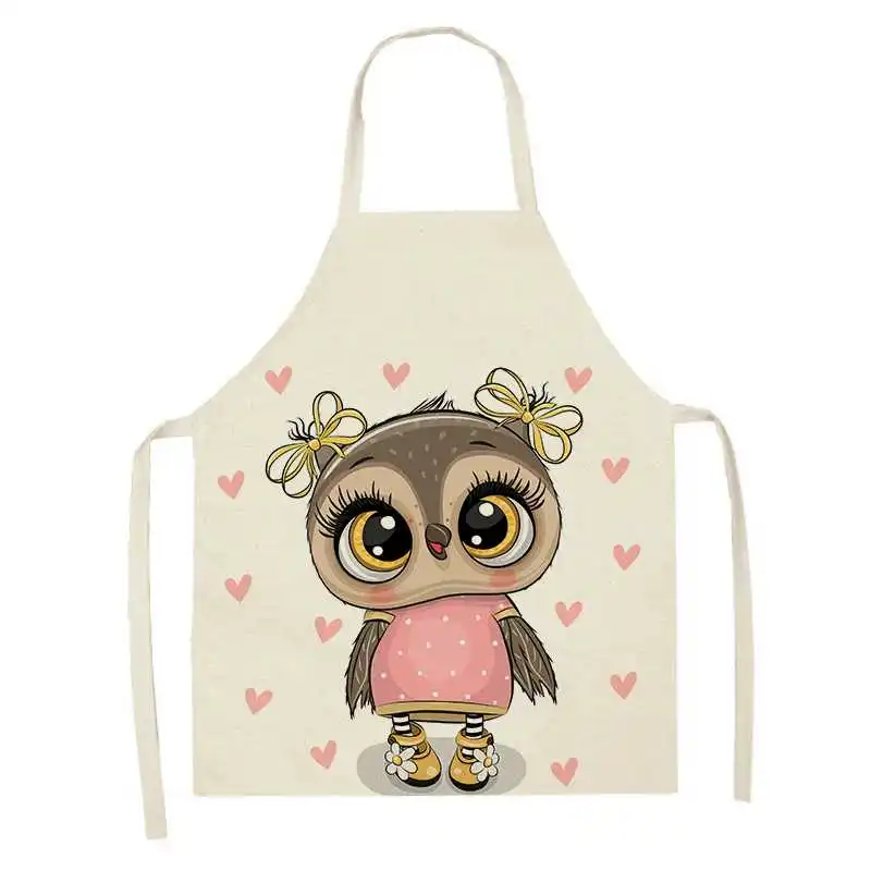 Cartoon Owl Printed Kitchen Apron Antifouling Waterproof Sleeveless Home Cleaning Tools Restaurant Chef Bib Cooking Accessories
Cartoon Owl Printed Kitchen Apron Antifouling Waterproof Sleeveless Home Cleaning Tools Restaurant Chef Bib Cooking Accessories