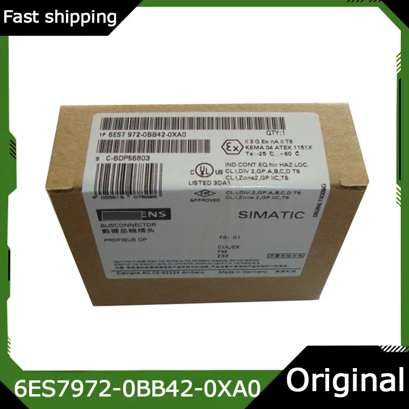 Новый разъем шины RS485 6ES7972-0BB42-0XA0 
Новый разъем шины RS485 6ES7972-0BB42-0XA0