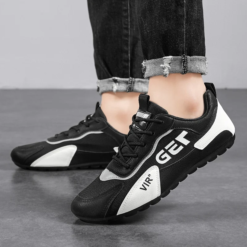 Men's Casual Sneakers 2023 New Summer Breathable Mesh Lace Up Flat Work Shoes for Men Wear-resistant Non-slip Male Running Shoes 
Men's Casual Sneakers 2023 New Summer Breathable Mesh Lace Up Flat Work Shoes for Men Wear-resistant Non-slip Male Running Shoes