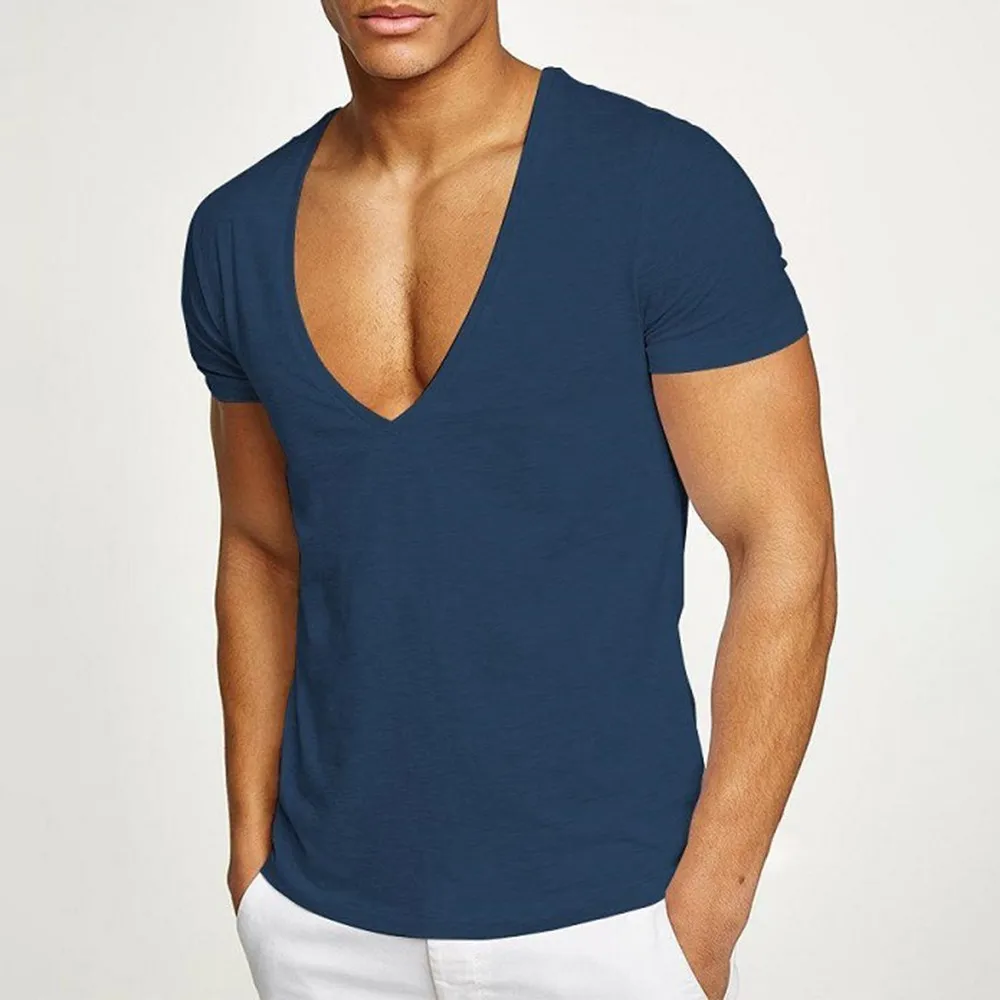 Men Casual Sexy Gym Muscle Tops Big V-Neck Short Sleeve Mesh Ice Silk Breathable Bodybuilding Sport Fitness Tops Tees L~3XL
Men Casual Sexy Gym Muscle Tops Big V-Neck Short Sleeve Mesh Ice Silk Breathable Bodybuilding Sport Fitness Tops Tees L~3XL