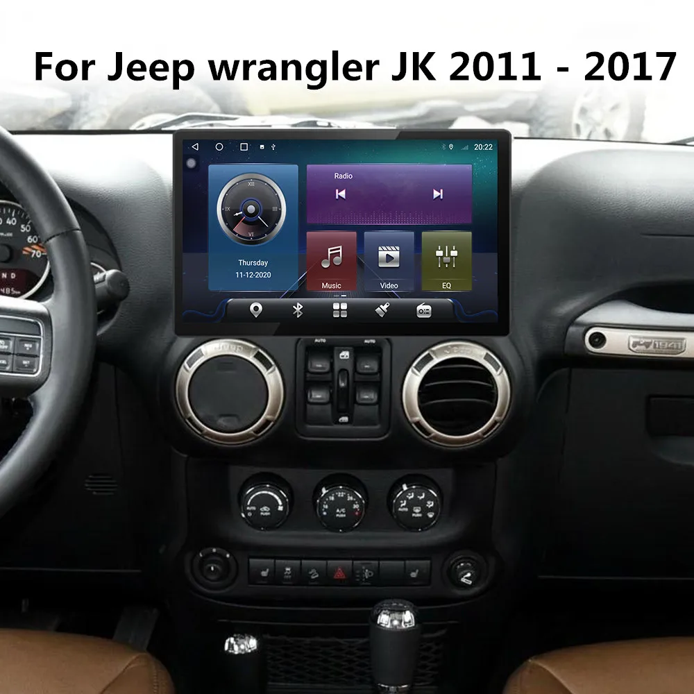 Автомагнитола 2DIN для Jeep wrangler JK 2011-2017, Android, стереоприемник, Авторадио, мультимедийный плеер с GPS Навигатором, экран головного устройства
Автомагнитола 2DIN для Jeep wrangler JK 2011-2017, Android, стереоприемник, Авторадио, мультимедийный плеер с GPS Навигатором, экран головного устройства
