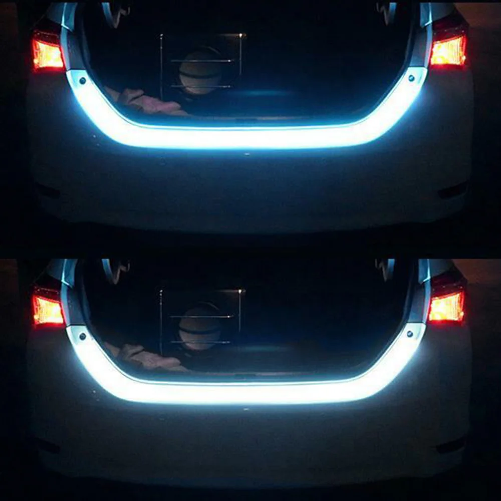 12V Car Four Colors Flow Rear Trunk Tail Light Dynamic Streamer Reverse Warning LED Strip Waterproof Brake Turn Signal Light
12V Car Four Colors Flow Rear Trunk Tail Light Dynamic Streamer Reverse Warning LED Strip Waterproof Brake Turn Signal Light