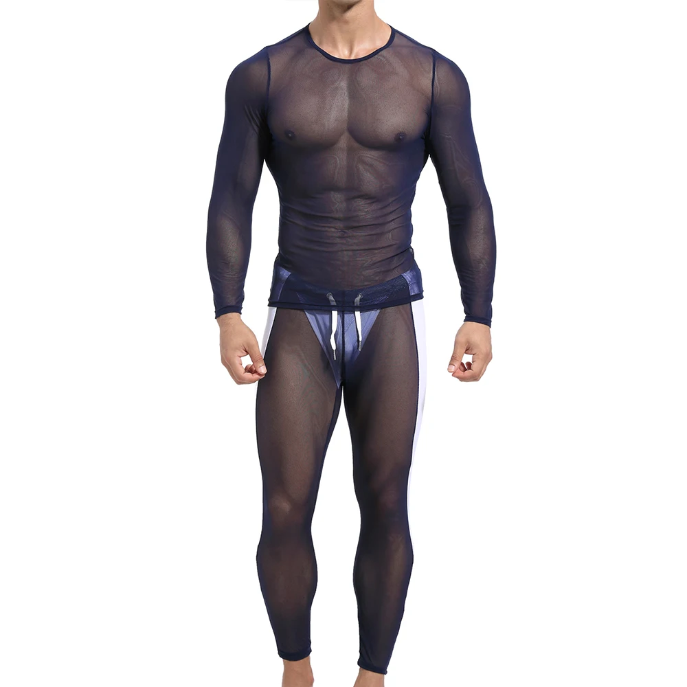 Мужской Прозрачный комплект нижнего белья, ультратонкая прозрачная пижама в стиле пэчворк, нижнее белье, брюки, Сексуальная мужская пижама, облегающая женская пижама
Мужской Прозрачный комплект нижнего белья, ультратонкая прозрачная пижама в стиле пэчворк, нижнее белье, брюки, Сексуальная мужская пижама, облегающая женская пижама