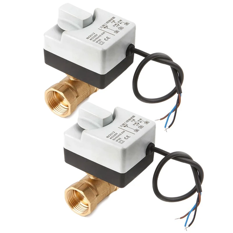 2 Pcs Ac220v 2 Way 3 Wires Motorized Ball Valve Electric Actuator With Manual Switch , Dn15 & Dn20
2 Pcs Ac220v 2 Way 3 Wires Motorized Ball Valve Electric Actuator With Manual Switch , Dn15 & Dn20