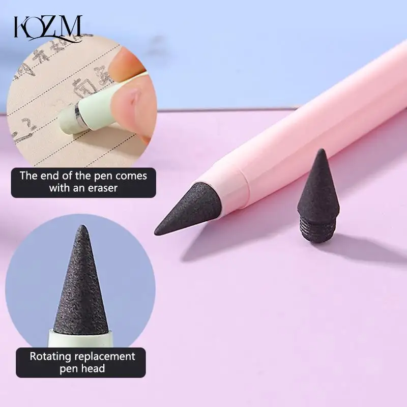 Durable Inkless Eternal Pencil HB Unlimited Writing Pen No Ink Sketch Tool Office Supplies School Stationery Gift FOR KIDS
Durable Inkless Eternal Pencil HB Unlimited Writing Pen No Ink Sketch Tool Office Supplies School Stationery Gift FOR KIDS