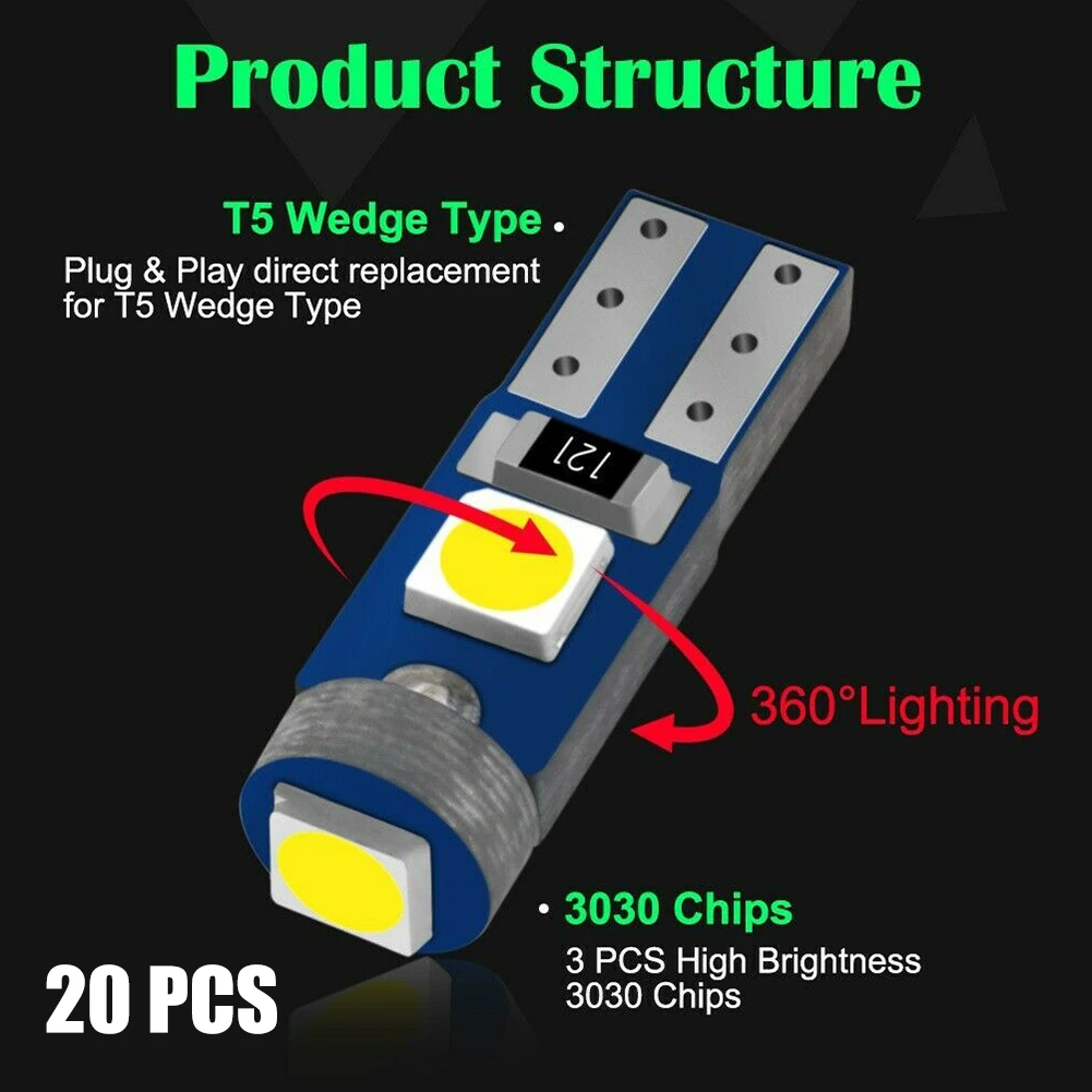 Светодиодная лампочка 20x T5 3030 3-SMD, приборная панель, приборная панель, датчик приборной панели, лампочсветильник W3W 74, освещение салона автомобиля, светильник, индикатор обогрева
Светодиодная лампочка 20x T5 3030 3-SMD, приборная панель, приборная панель, датчик приборной панели, лампочсветильник W3W 74, освещение салона автомобиля, светильник, индикатор обогрева