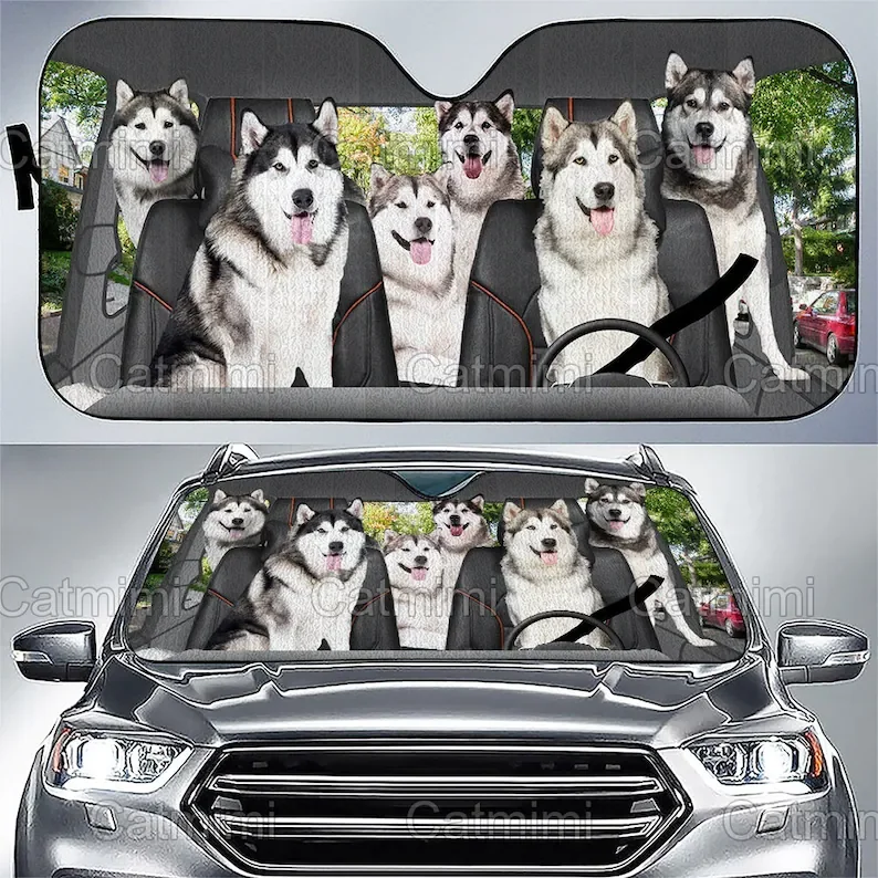 Alaskan Malamute Car Sun Shade, Malamute Car Accessory, Alaskan Car Windshield Sunshade, Malamute Sun Shade, New Car Gift, Mothe
Alaskan Malamute Car Sun Shade, Malamute Car Accessory, Alaskan Car Windshield Sunshade, Malamute Sun Shade, New Car Gift, Mothe