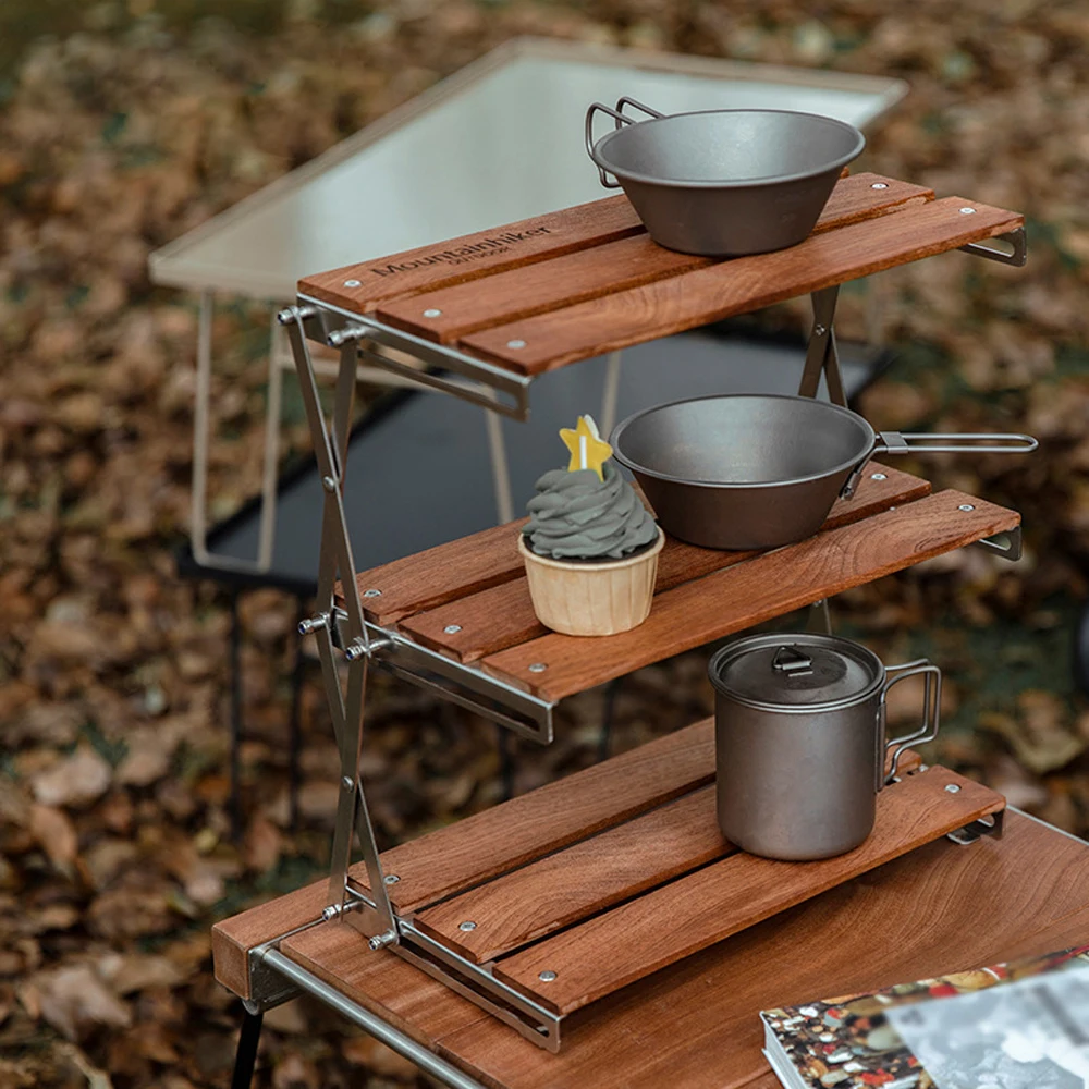 Outdoor Camping Wooden Portable Three-tier Rack Cups Bowls Folding Storage Bracket for Picnic BBQ Cookware Campsite Tools Shelf
Outdoor Camping Wooden Portable Three-tier Rack Cups Bowls Folding Storage Bracket for Picnic BBQ Cookware Campsite Tools Shelf