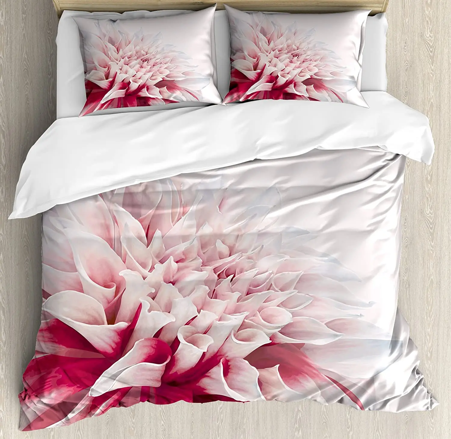 Dahlia Bedding Set For Bedroom Bed Home Close Up Dahlia Blossom with Red and White Petals Duvet Cover Quilt Cover And Pillowcase
Dahlia Bedding Set For Bedroom Bed Home Close Up Dahlia Blossom with Red and White Petals Duvet Cover Quilt Cover And Pillowcase