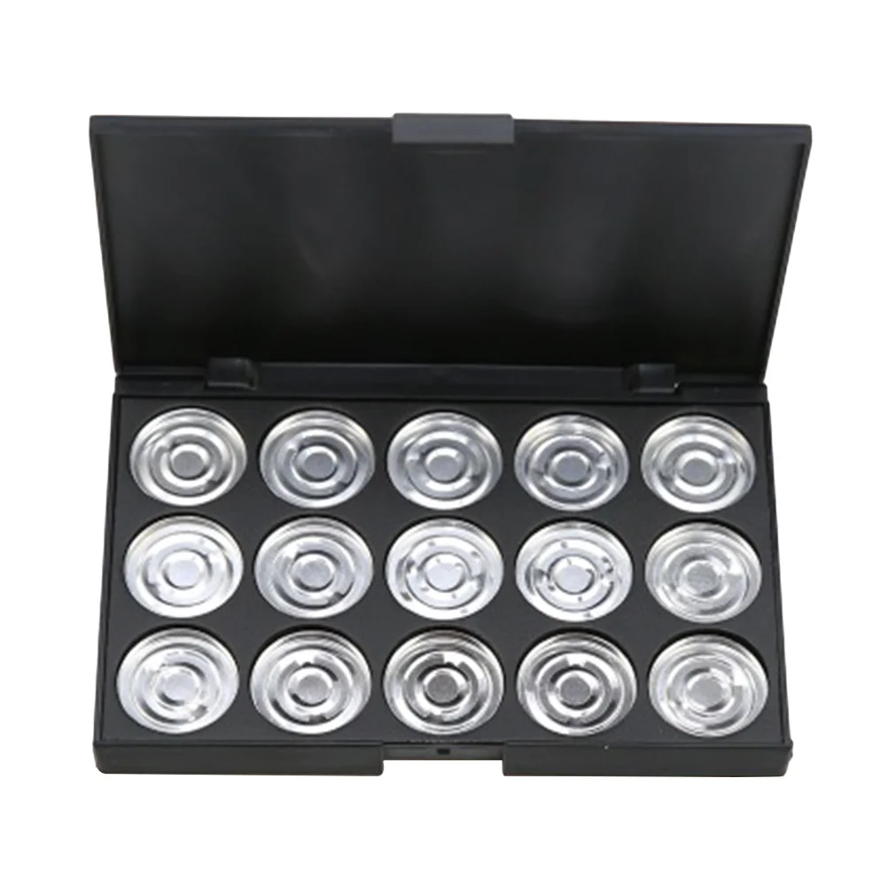 15 Holes Empty Cosmetics Case Makeup Creative DIY Eyeshadow Oragnizer for Blush Powder Foundation (Round, 26mm in Diameter)
15 Holes Empty Cosmetics Case Makeup Creative DIY Eyeshadow Oragnizer for Blush Powder Foundation (Round, 26mm in Diameter)