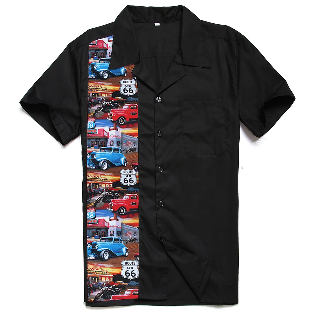 50s 60s New Designs Novelty Printing Short Sleeve Men's Cartoon retro car Casual Shirts Vintage Casual Rocknroll Shirt
50s 60s New Designs Novelty Printing Short Sleeve Men's Cartoon retro car Casual Shirts Vintage Casual Rocknroll Shirt