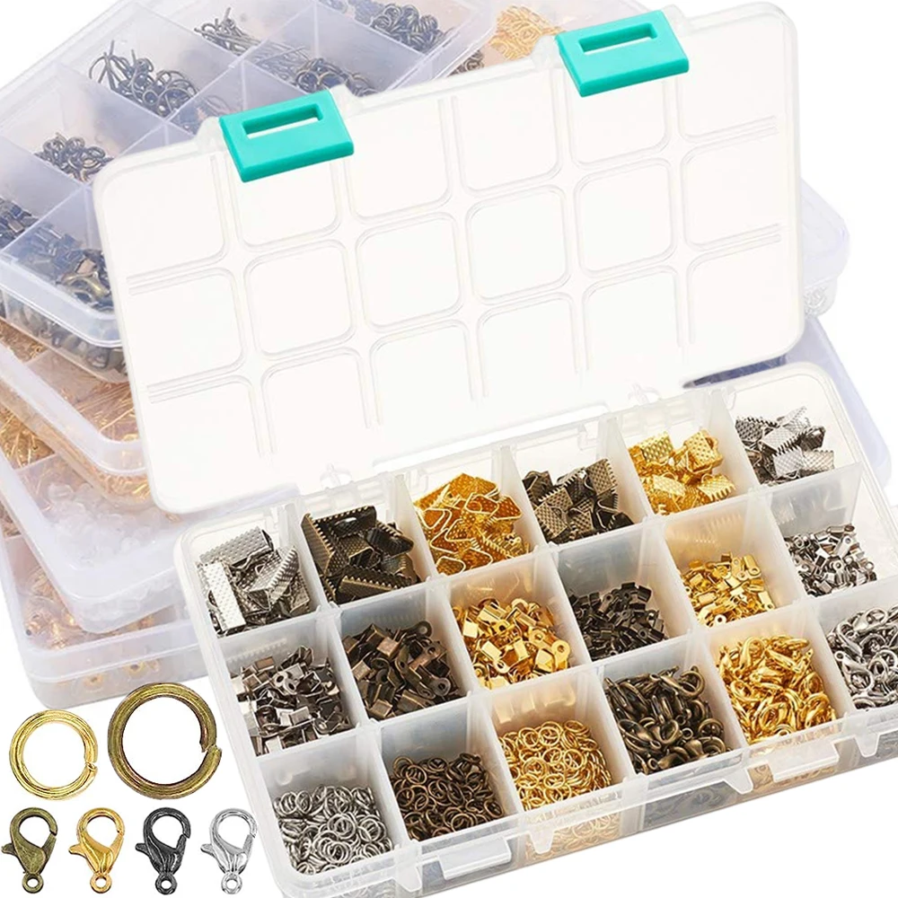 1Set Alloy Accessories Jewelry Findings Repair Tools Lobster Clasp Open Jump Rings Earring Hooks for DIY Jewelry Making Supplies
1Set Alloy Accessories Jewelry Findings Repair Tools Lobster Clasp Open Jump Rings Earring Hooks for DIY Jewelry Making Supplies