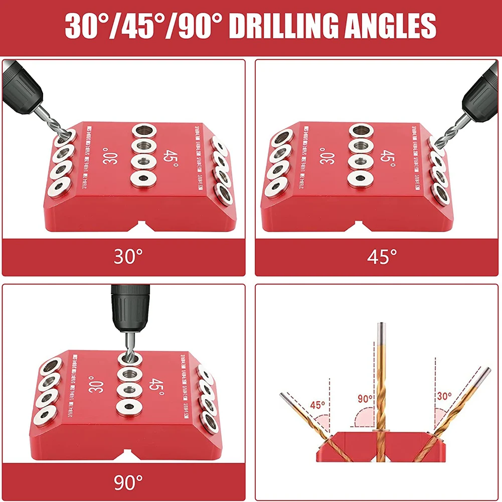 30/45/90 Degree Drill Guide Multi-angle Aluminum Alloy Punching Locator CNC Drill Guide Jig Oblique Vertical DIY Carpentry Tools
30/45/90 Degree Drill Guide Multi-angle Aluminum Alloy Punching Locator CNC Drill Guide Jig Oblique Vertical DIY Carpentry Tools