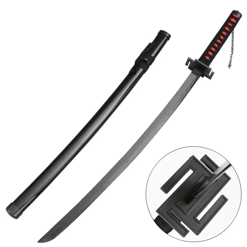 

Cosplay Anime Bleach Kurosaki ichigo 104cm Metal Katana New Sky Lock Bleaching Moon Steel Sword Weapon Model