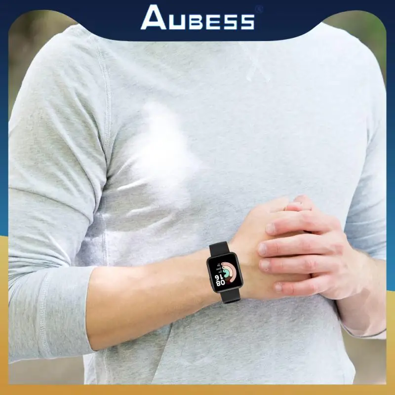 

Grade Silica Gel Replacement Wristband Sweatproof For Mi Watch Lite Wristband Non-allergenic Silicone Strap Soft Strap