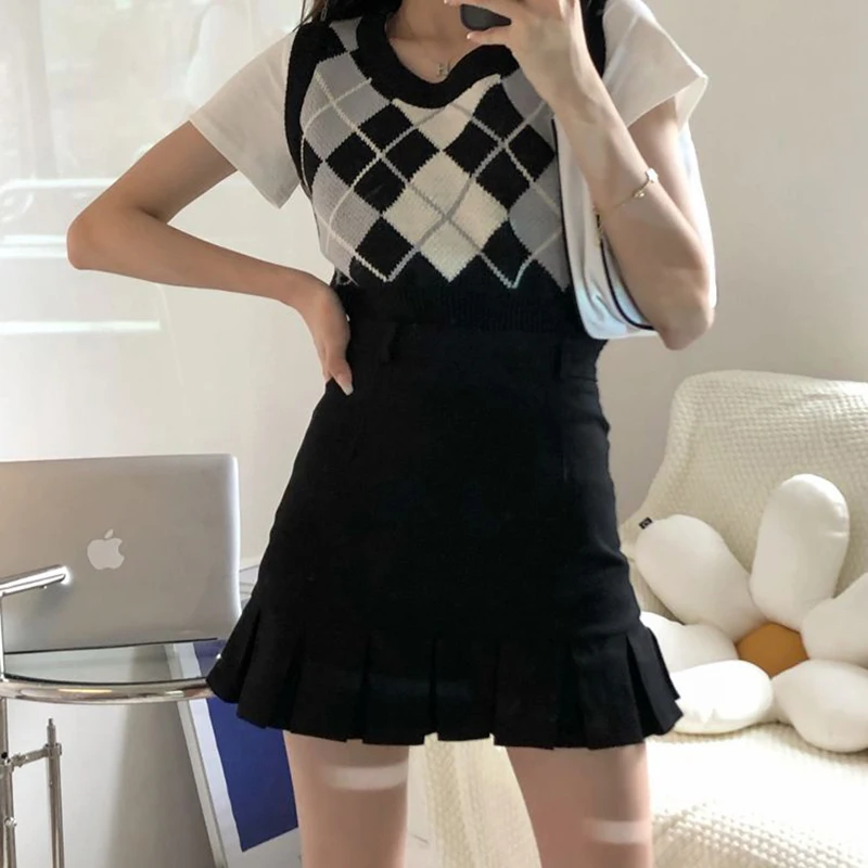 Jmprs A Line Mini Skirt Korean Women Tennis Pleated Skirts Fashion High Waist Sexy Summer Casual All Match Designed Skirt
Jmprs A Line Mini Skirt Korean Women Tennis Pleated Skirts Fashion High Waist Sexy Summer Casual All Match Designed Skirt