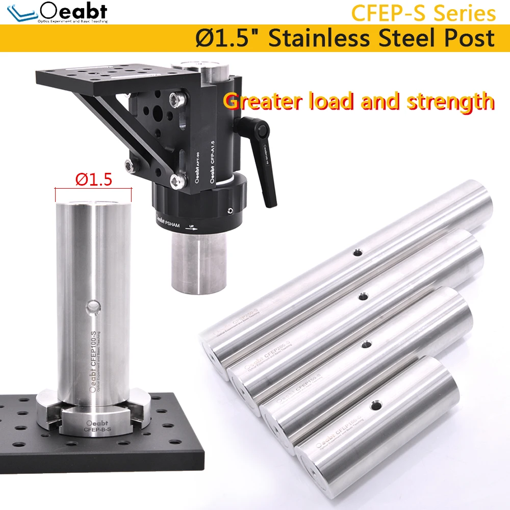CFEP-S Series Ø1.5" Stainless Steel Post Pole Pole Optical Bracket Base Clamp Optical Mechanism
CFEP-S Series Ø1.5" Stainless Steel Post Pole Pole Optical Bracket Base Clamp Optical Mechanism