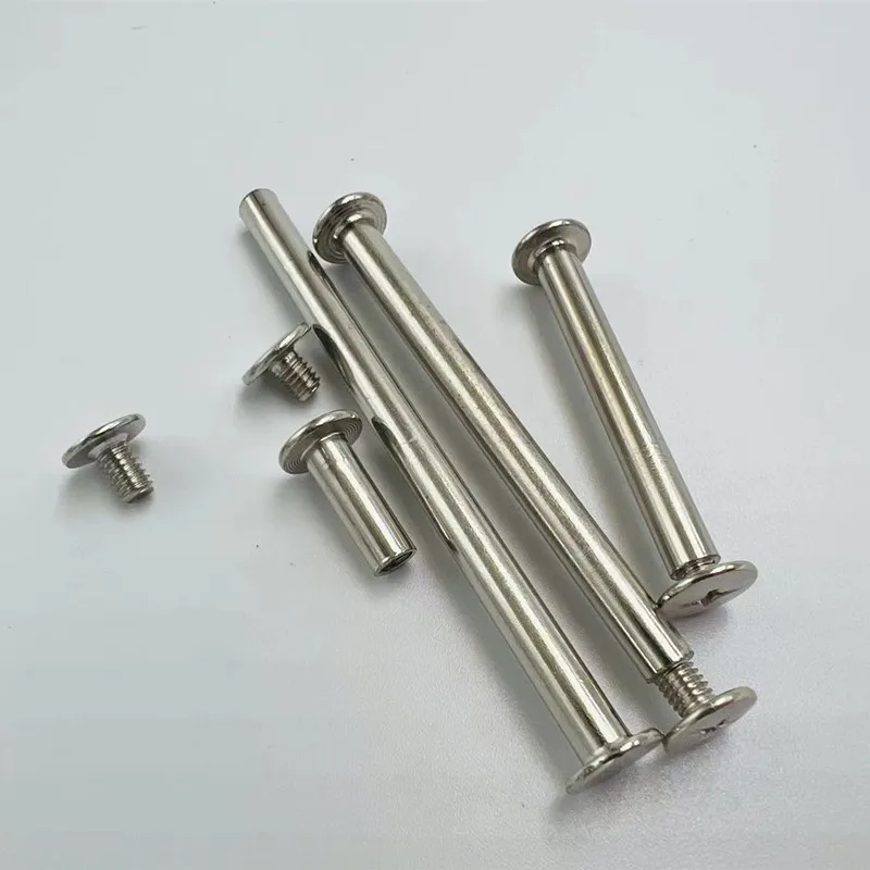 5/10X M5x6-60mm 304 Stainless Steel Leather Bag Belt Photo Scrapbook Album Book Post Binding Screw Chicago Screw Nail Rivet Bolt
5/10X M5x6-60mm 304 Stainless Steel Leather Bag Belt Photo Scrapbook Album Book Post Binding Screw Chicago Screw Nail Rivet Bolt