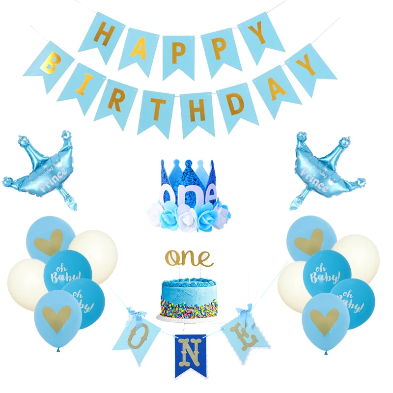 18Pcs Boys Baby Shower Decorations 10 Inch Blue Crown Baby Latex Balloons Pull Flag Photo Props Kids Birthday Party Decorations 
18Pcs Boys Baby Shower Decorations 10 Inch Blue Crown Baby Latex Balloons Pull Flag Photo Props Kids Birthday Party Decorations