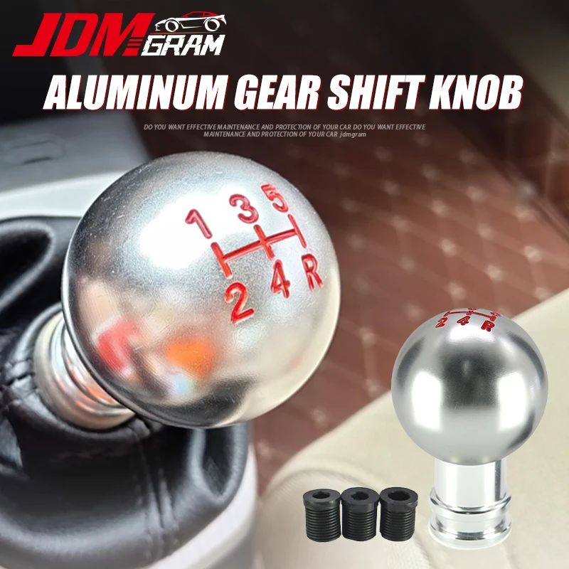 Aluminum Car Gear Shift Knob 5 Speed Universal Ball Shape Manual Transmission Gearstick Lever Handle Head Auto Accessories
Aluminum Car Gear Shift Knob 5 Speed Universal Ball Shape Manual Transmission Gearstick Lever Handle Head Auto Accessories