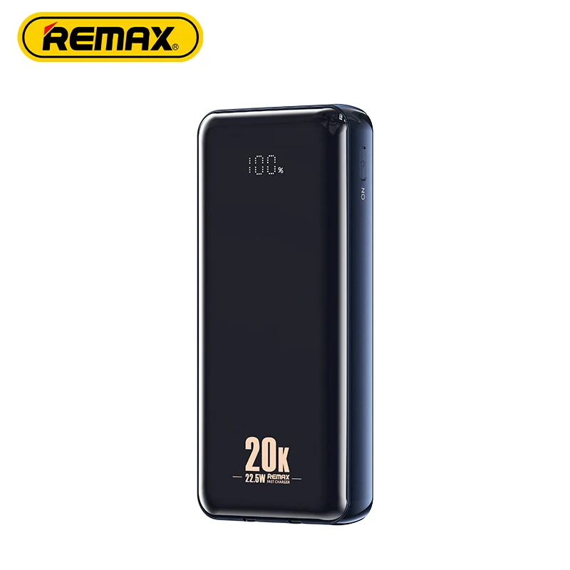 

REMAX 22.5W PD QC Cabled Fast Charging Power Bank 20000mAh RPP-311 2022 ODM New Trend Factory Wholesale CE/FCC/ROHS 3CPowerBank