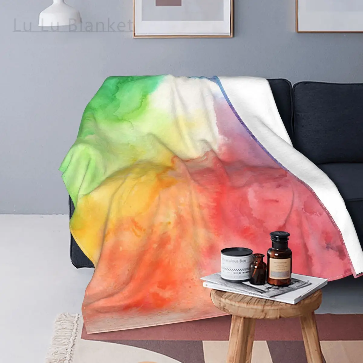 Watercolor Colorful Blanket Flannel All Season Beautiful Portable Warm Throw Blankets for Sofa Travel Plush Thin Quilt
Watercolor Colorful Blanket Flannel All Season Beautiful Portable Warm Throw Blankets for Sofa Travel Plush Thin Quilt