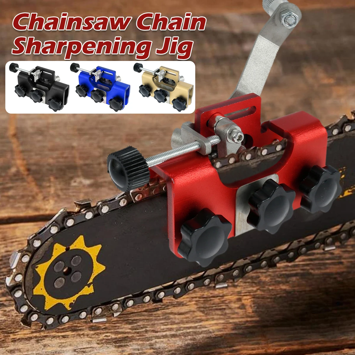 

Portable Chainsaw Sharpener Jig Manual Chainsaw Chain Sharpening For Most Chain Saws And Electric Saws With Sharpening Heads