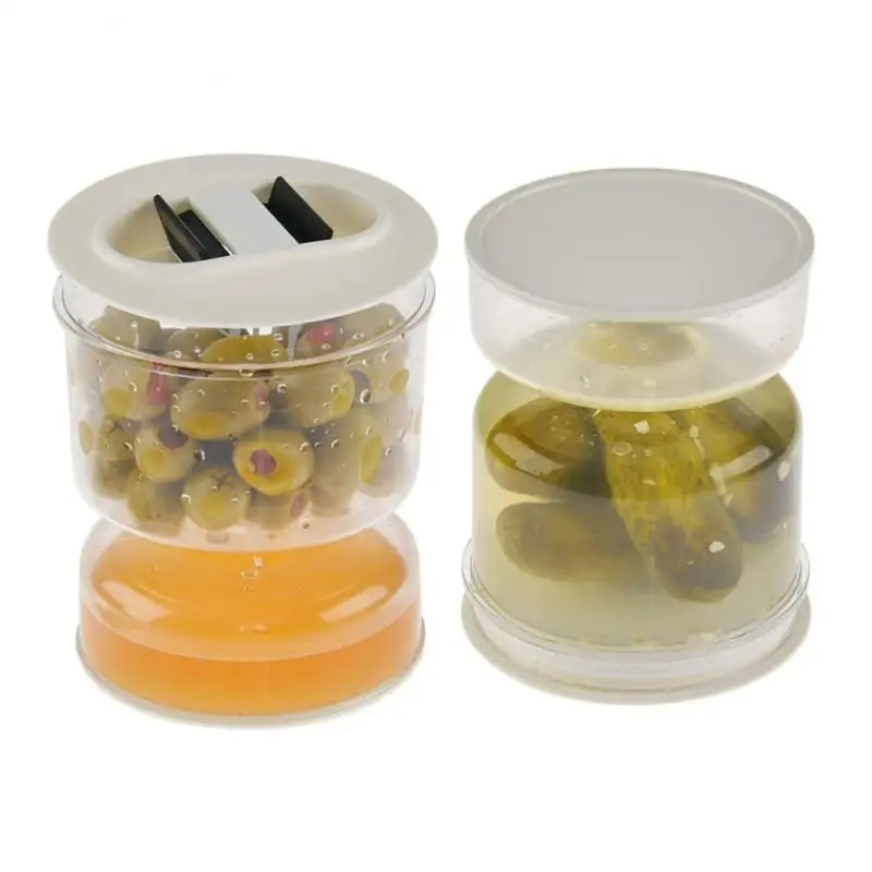 Juice Separator Container Durable Dry-wet Separation Easy Carry Compact Kitchen Accessories Hourglass Separation Jar Abs 200g
Juice Separator Container Durable Dry-wet Separation Easy Carry Compact Kitchen Accessories Hourglass Separation Jar Abs 200g