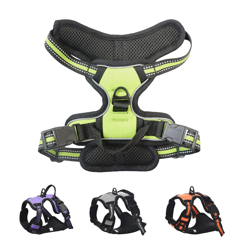 Reflective Pet Harness Dogs Strap Adjustable Nylon Harness Breathable Vest For Outdoor Walking Training Small Large Dog Supplies
Reflective Pet Harness Dogs Strap Adjustable Nylon Harness Breathable Vest For Outdoor Walking Training Small Large Dog Supplies
