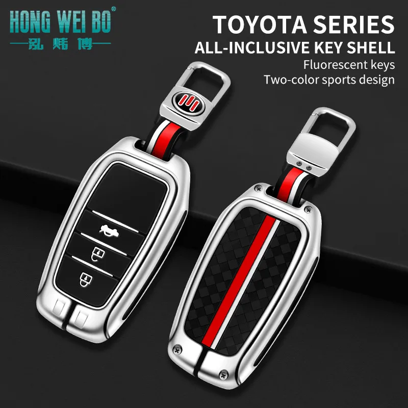 New Alloy Car Remote Key Cover Case Holder for Toyota CHR Prado Prius Camry Corolla RAV4 2017 2018 2019 2020 Auto Accessories
New Alloy Car Remote Key Cover Case Holder for Toyota CHR Prado Prius Camry Corolla RAV4 2017 2018 2019 2020 Auto Accessories