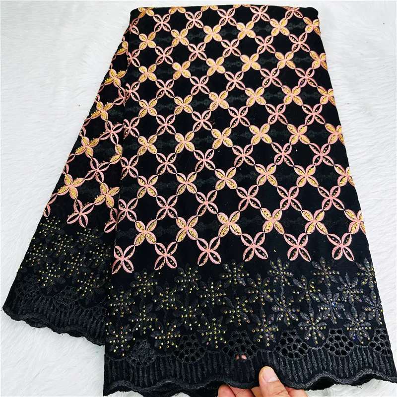 5 yard Swiss lace fabric latest heavy beaded embroidery African 100% cotton fabrics Swiss voile lace popular Dubai style HL10906
5 yard Swiss lace fabric latest heavy beaded embroidery African 100% cotton fabrics Swiss voile lace popular Dubai style HL10906