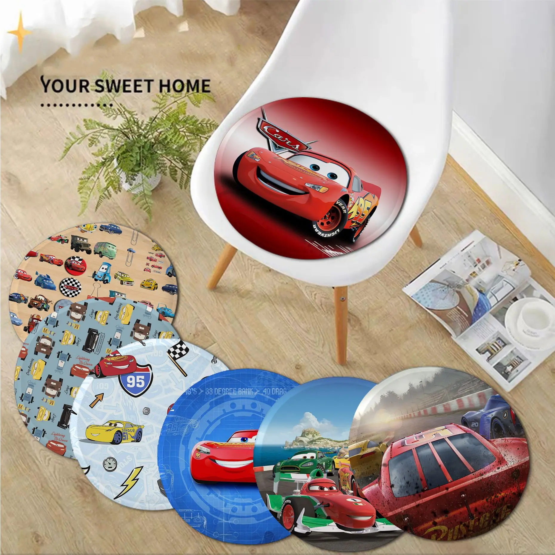 Disney Lightning McQueen Car Modern Minimalist Style Seat Cushion Office Dining Stool Pad Sponge Sofa Mat Non-Slip Seat Mat
Disney Lightning McQueen Car Modern Minimalist Style Seat Cushion Office Dining Stool Pad Sponge Sofa Mat Non-Slip Seat Mat