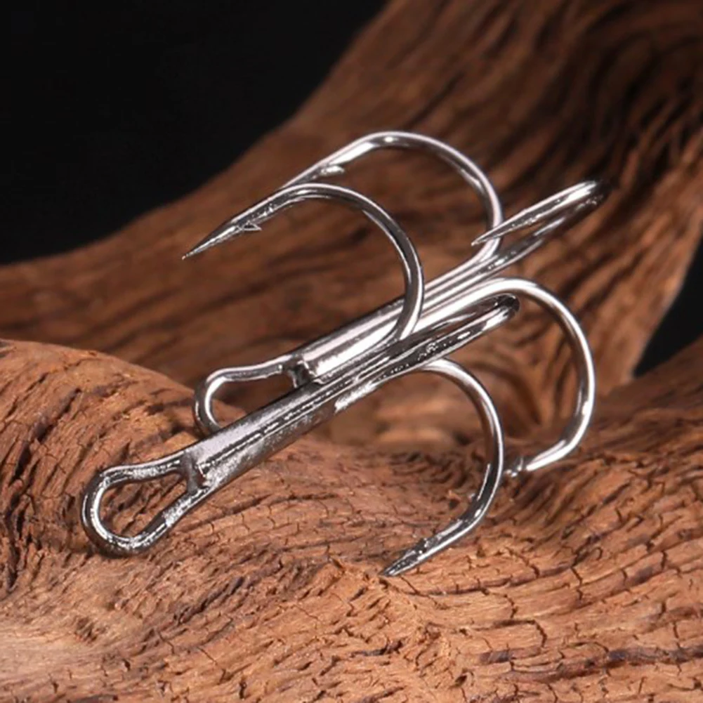 Lure Fishing Hook Bait Holder Barbed Black Fishing Accessories Long Shanked Nickle Practical Trteble Hooks 12.8*6cm
Lure Fishing Hook Bait Holder Barbed Black Fishing Accessories Long Shanked Nickle Practical Trteble Hooks 12.8*6cm