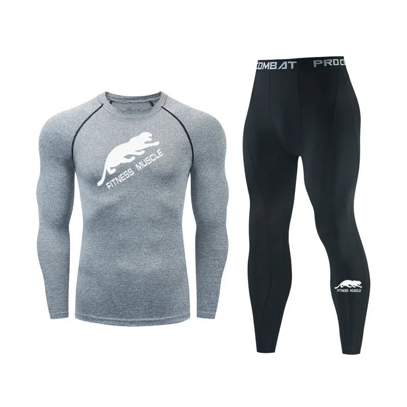 Men Clothing Sportswear Gym Fitness Compression Suits Elastic T-shirt Running Set Sport Outdoor Jogging Quick Dry Tight
Men Clothing Sportswear Gym Fitness Compression Suits Elastic T-shirt Running Set Sport Outdoor Jogging Quick Dry Tight