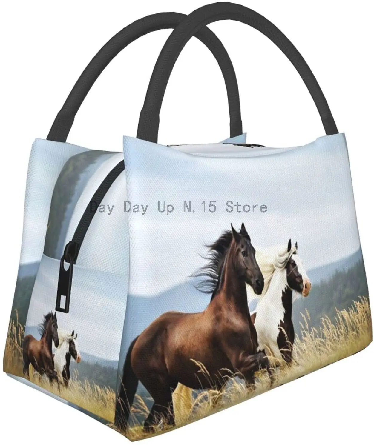 White Horse Print Lunch Box Collapsible Lunch Tote Bag For Women, Men, Adults And Teens
White Horse Print Lunch Box Collapsible Lunch Tote Bag For Women, Men, Adults And Teens