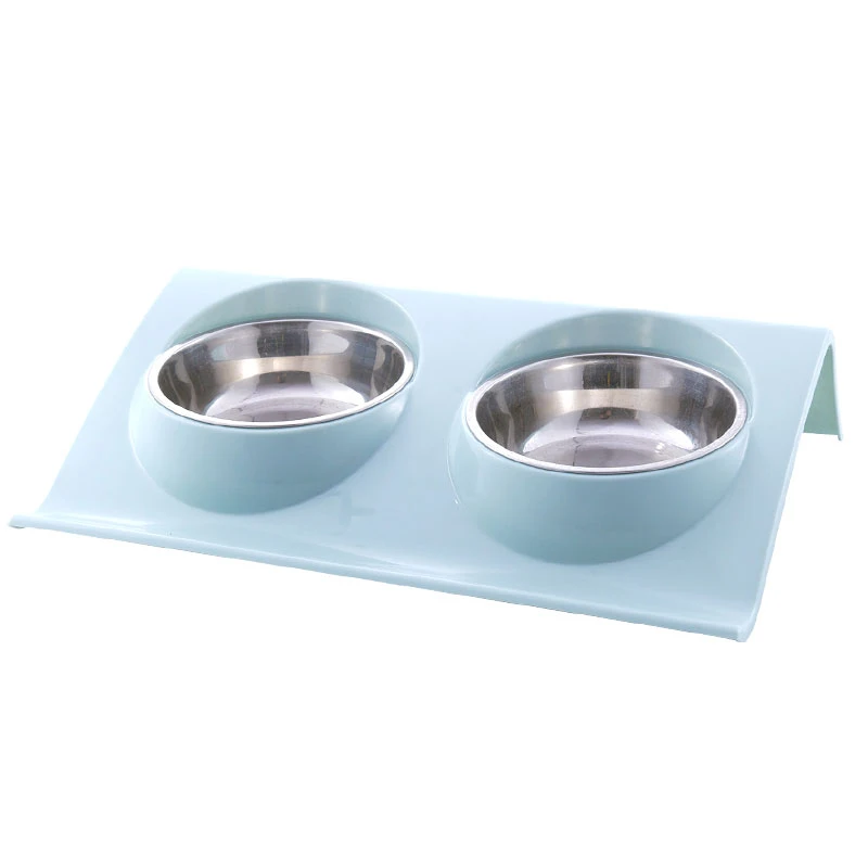 Pet Double Bowls Food Water Feeder Stainless Steel Cat Food Bowl for Dog Puppy Cats Pets Supplies Feeding Dishes S/M
Pet Double Bowls Food Water Feeder Stainless Steel Cat Food Bowl for Dog Puppy Cats Pets Supplies Feeding Dishes S/M