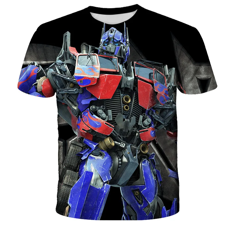 T-shirts Anime Transformers Pattern Children's clothing 3D Print Kid T Shirt Fashion Casual Round neck T-shirt Boy Girl Tops
T-shirts Anime Transformers Pattern Children's clothing 3D Print Kid T Shirt Fashion Casual Round neck T-shirt Boy Girl Tops