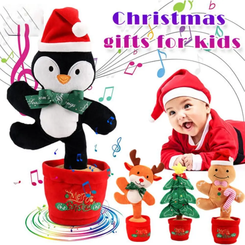 Cartoon Character New Year Christmas Party Kids Gifts Plush Toy Singing And Recording Dancing Doll To Learn Talking
Cartoon Character New Year Christmas Party Kids Gifts Plush Toy Singing And Recording Dancing Doll To Learn Talking