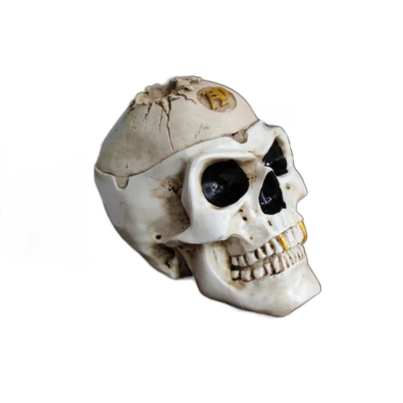 European Skull Ashtray Creative Fashion with Lid Ashtray Large Creative Birthday Holiday Gift Decorative Decoration 
European Skull Ashtray Creative Fashion with Lid Ashtray Large Creative Birthday Holiday Gift Decorative Decoration
