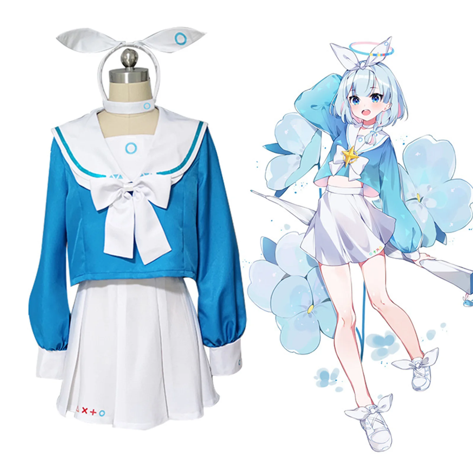 Blue Archive Arona Cosplay Costume Set Cool Summer Halloween Party Role Play Game Outfit for Women Costume Made
Blue Archive Arona Cosplay Costume Set Cool Summer Halloween Party Role Play Game Outfit for Women Costume Made