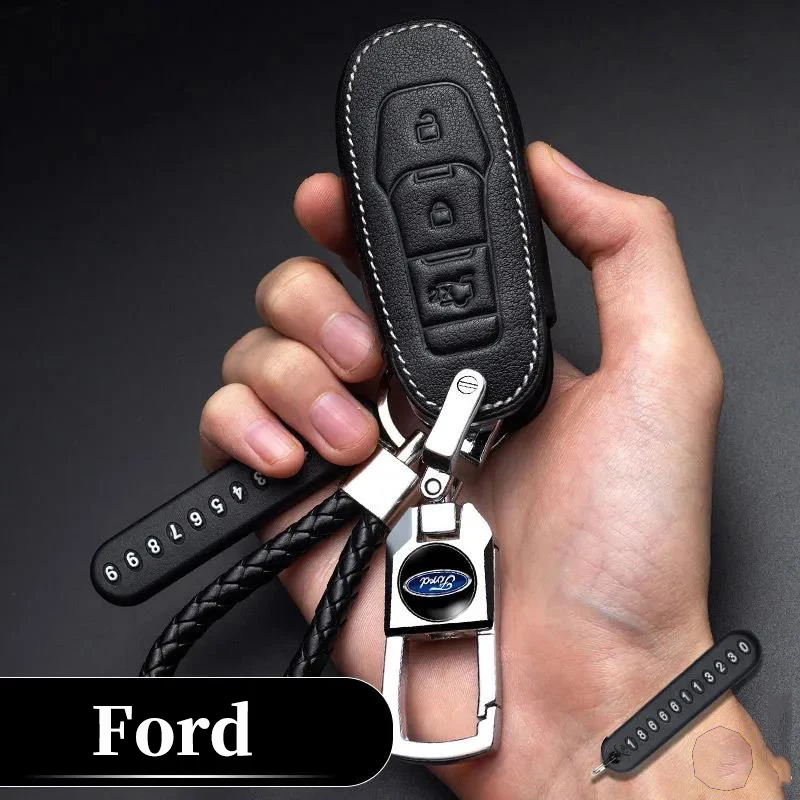 3/4 Buttons Leather Car Key Case Shell Protector For Ford Focus 3 Ranger C-Max S-Max Mondeo Transit Tourneo Kuga ST Auto parts
3/4 Buttons Leather Car Key Case Shell Protector For Ford Focus 3 Ranger C-Max S-Max Mondeo Transit Tourneo Kuga ST Auto parts
