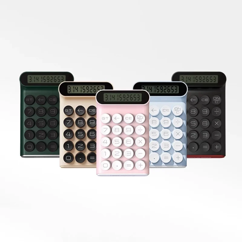 Stylish Calculator with Mechanical KeysPortable Mini Office Learning Scientific Calculator10-bit LCD DisplaySimple Calculator
Stylish Calculator with Mechanical KeysPortable Mini Office Learning Scientific Calculator10-bit LCD DisplaySimple Calculator