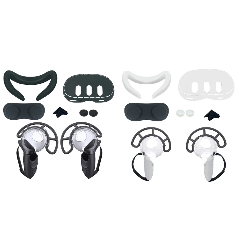 Drop Resistant Portable Case Silicone Anti-Scratch Protection Skin for Meta Quest 3 Headset Mask Lens Protective
Drop Resistant Portable Case Silicone Anti-Scratch Protection Skin for Meta Quest 3 Headset Mask Lens Protective