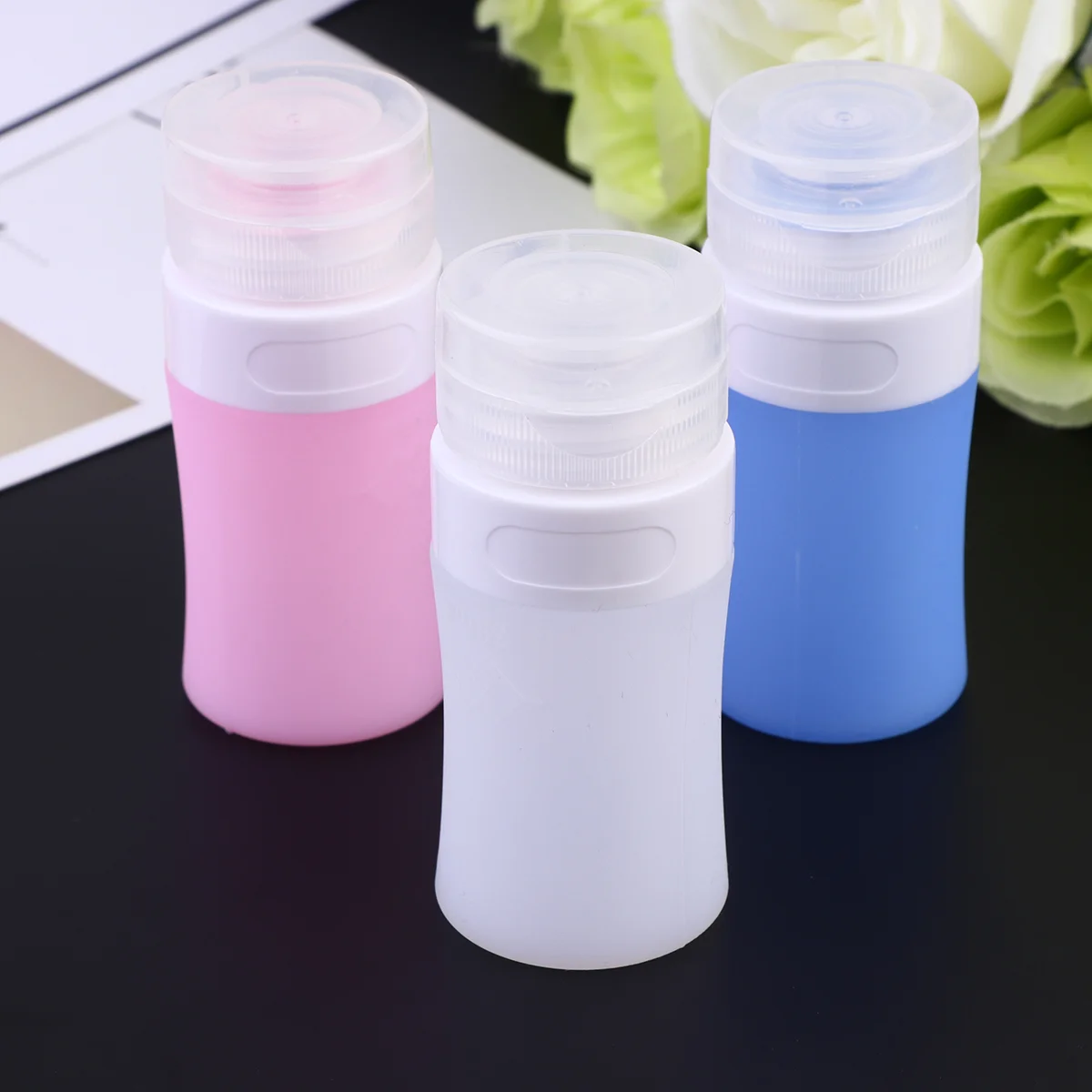 3 PCS Silicone Refillable Bottle Squeezing Lotion Travel Containers Squeeze Plastic Spray Bottles
3 PCS Silicone Refillable Bottle Squeezing Lotion Travel Containers Squeeze Plastic Spray Bottles