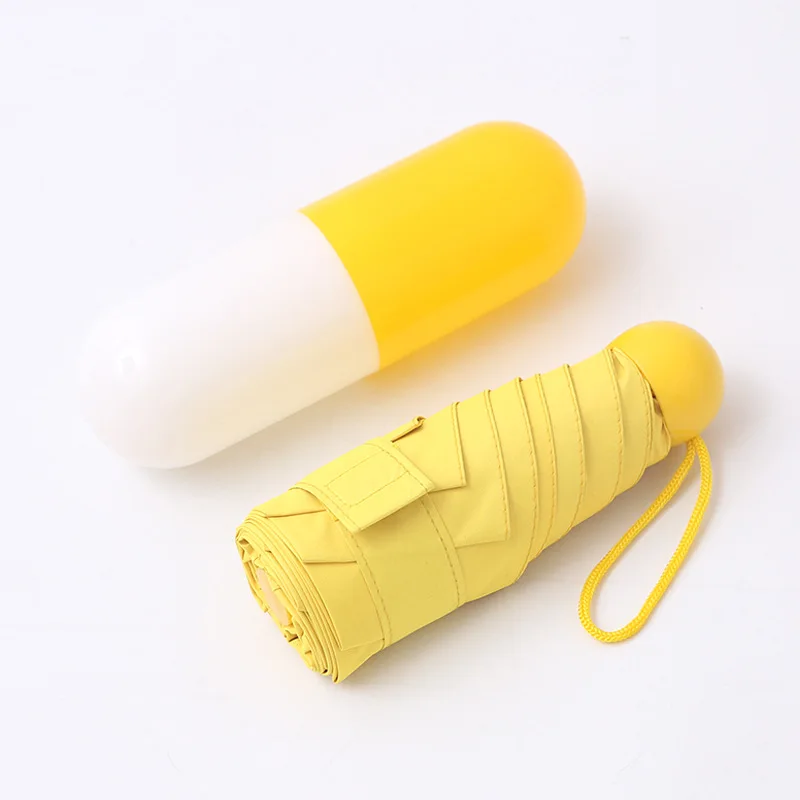 Japanese Pill Capsule Umbrella for Women Mini Pocket Folding Sunshade Sunny and Rainy Umbrella Paraguas Mujer Parapluie Femme
Japanese Pill Capsule Umbrella for Women Mini Pocket Folding Sunshade Sunny and Rainy Umbrella Paraguas Mujer Parapluie Femme