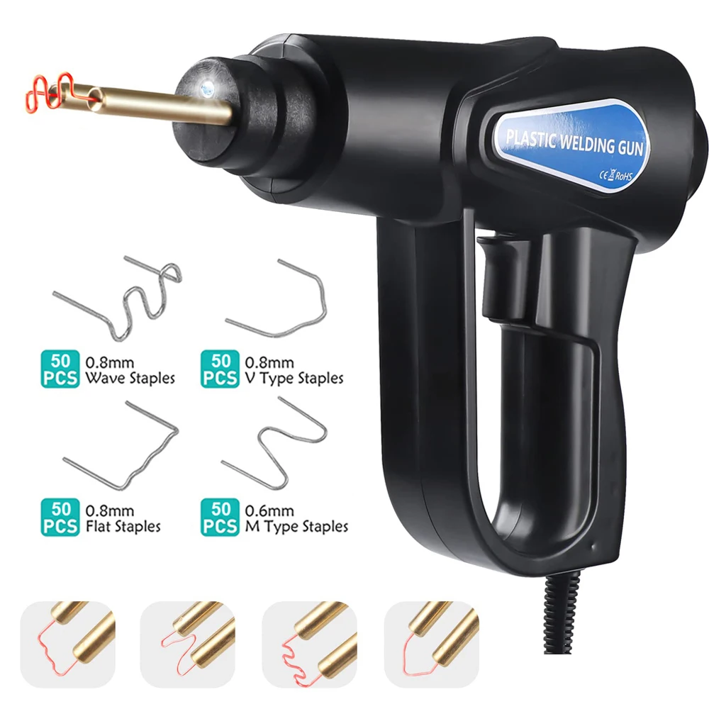 T40 70W HOT Stapler Plastic Welder Heat Gun Plastic Welding Machine Bumper Soldering Iron Staples Bumper Repair Car Tools Kit
T40 70W HOT Stapler Plastic Welder Heat Gun Plastic Welding Machine Bumper Soldering Iron Staples Bumper Repair Car Tools Kit