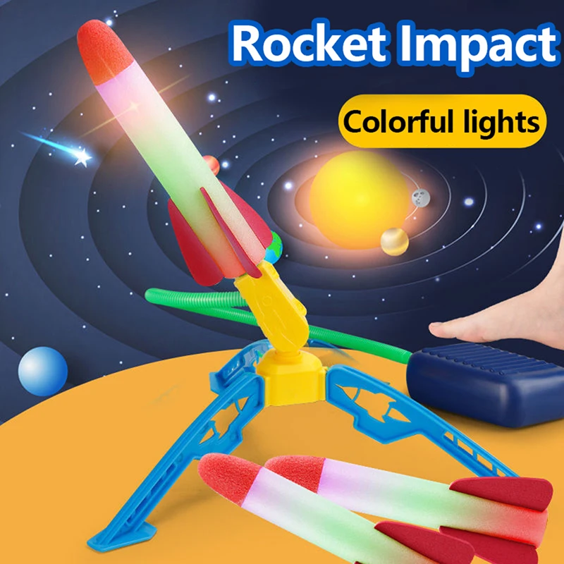 1Set Kid Air Rocket Foot Pump Launcher Toys Flash Rocket Launchers Pedal Games Outdoor Child Play Toy Child Gift
1Set Kid Air Rocket Foot Pump Launcher Toys Flash Rocket Launchers Pedal Games Outdoor Child Play Toy Child Gift