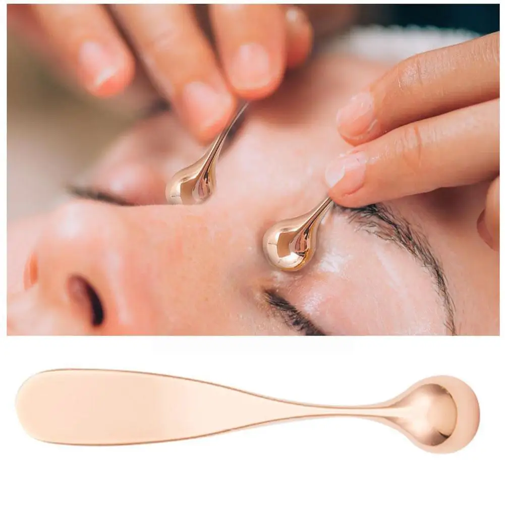 New 1pc Eye Massage Stick Face Lift Eye Cream Applicator Eye Care Double- Spoon Massager Alloy Face Skin Roller Tools M Q8j9
New 1pc Eye Massage Stick Face Lift Eye Cream Applicator Eye Care Double- Spoon Massager Alloy Face Skin Roller Tools M Q8j9
